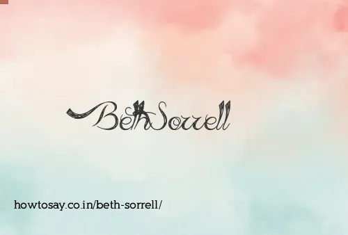 Beth Sorrell