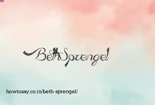 Beth Sprengel