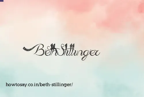 Beth Stillinger