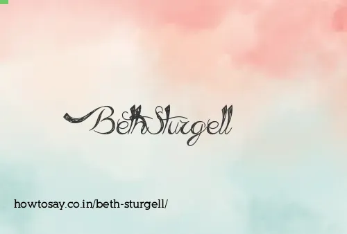 Beth Sturgell