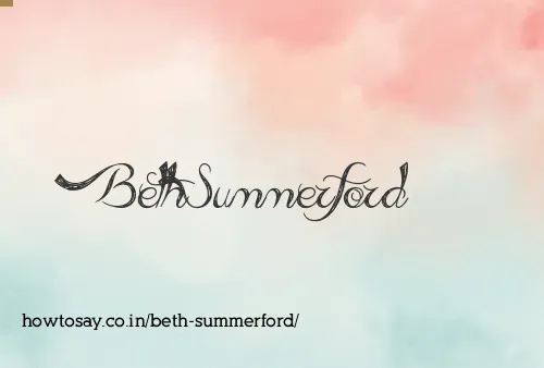 Beth Summerford