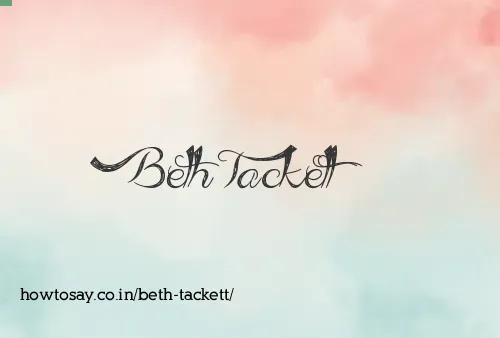 Beth Tackett
