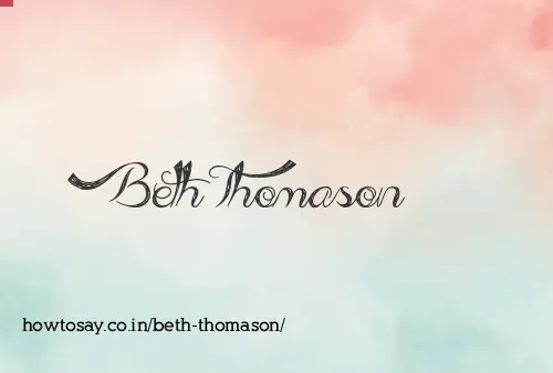 Beth Thomason