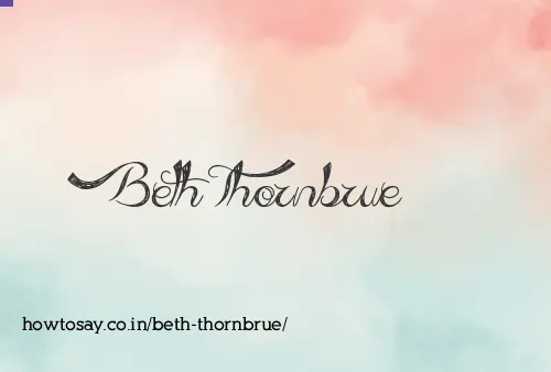 Beth Thornbrue