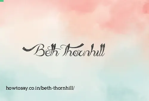 Beth Thornhill