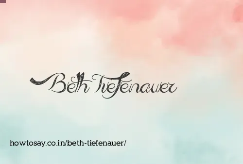 Beth Tiefenauer
