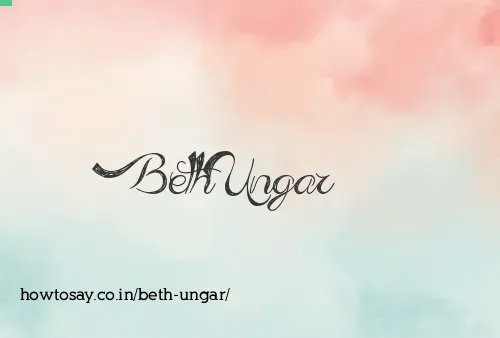 Beth Ungar