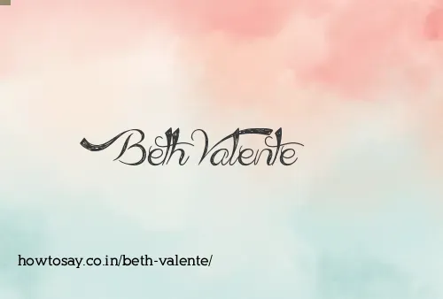 Beth Valente