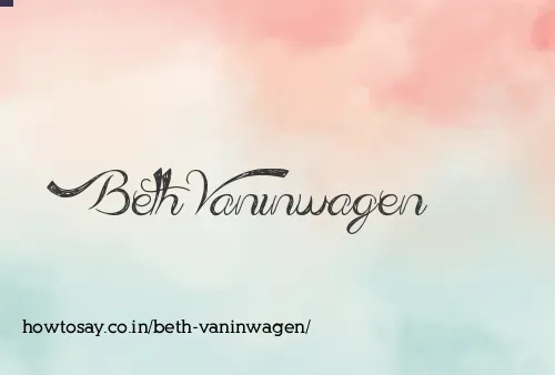 Beth Vaninwagen