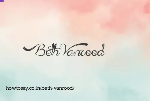 Beth Vanrood