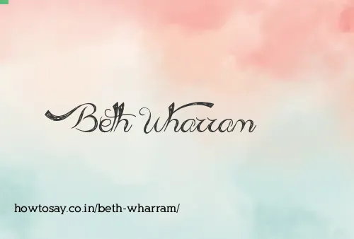 Beth Wharram