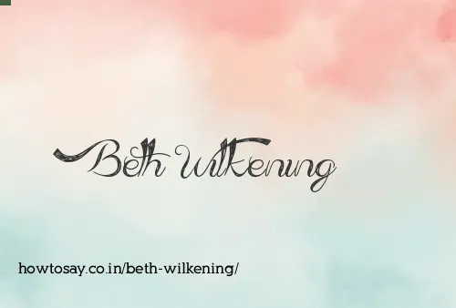 Beth Wilkening