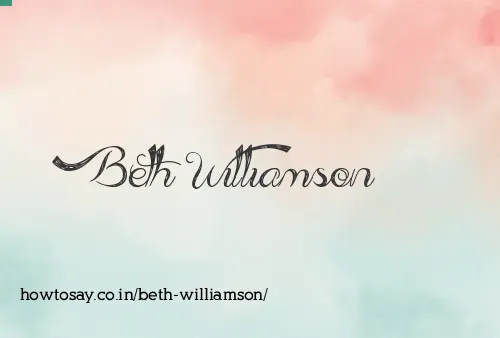 Beth Williamson