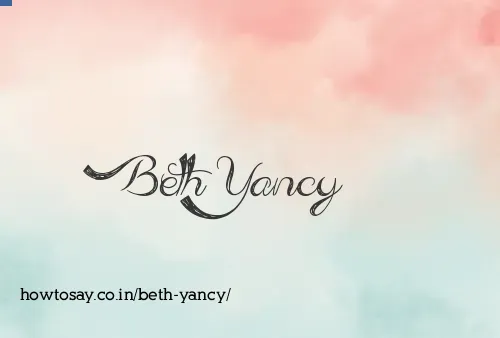 Beth Yancy