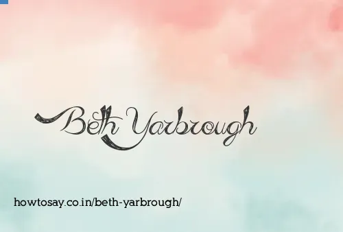 Beth Yarbrough