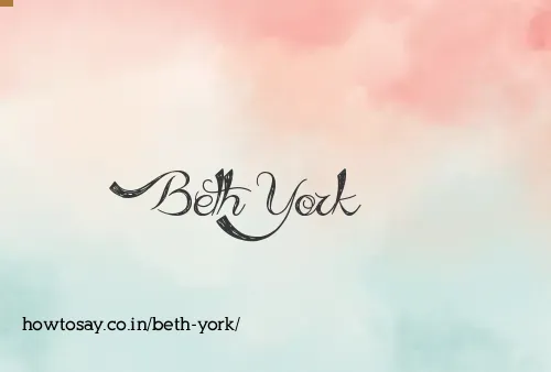Beth York