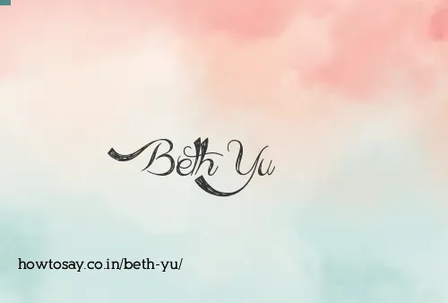 Beth Yu