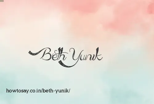 Beth Yunik