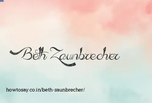 Beth Zaunbrecher