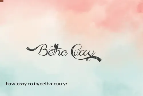 Betha Curry