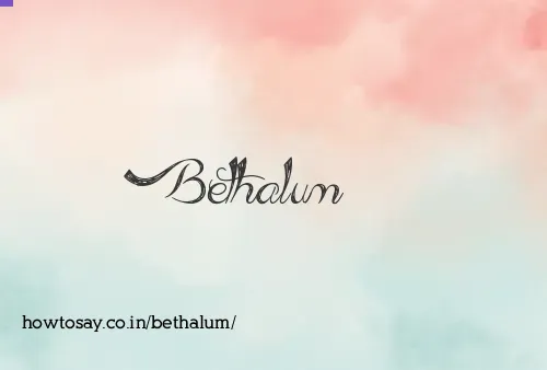 Bethalum