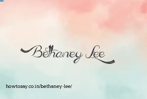 Bethaney Lee