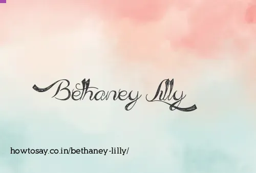 Bethaney Lilly