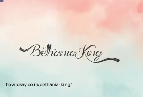 Bethania King
