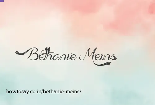 Bethanie Meins