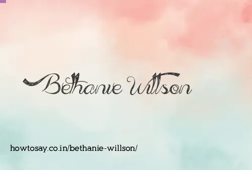 Bethanie Willson
