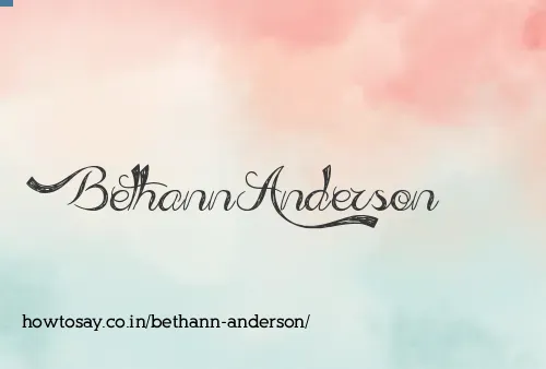 Bethann Anderson