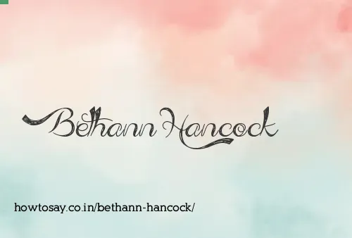 Bethann Hancock