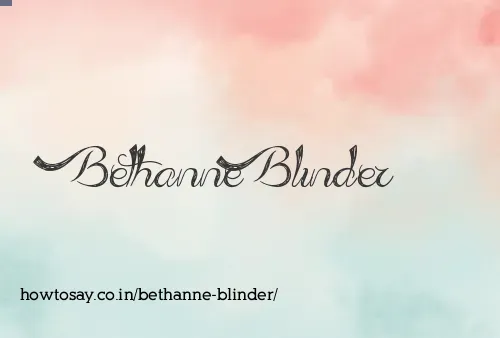 Bethanne Blinder