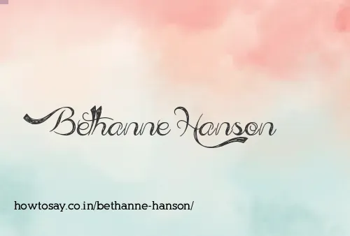 Bethanne Hanson