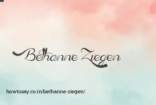 Bethanne Ziegen