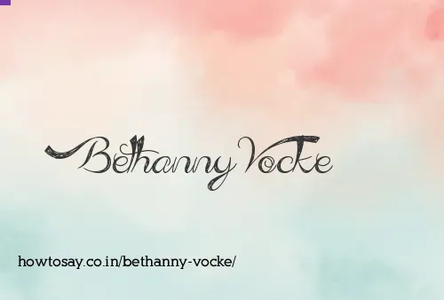 Bethanny Vocke