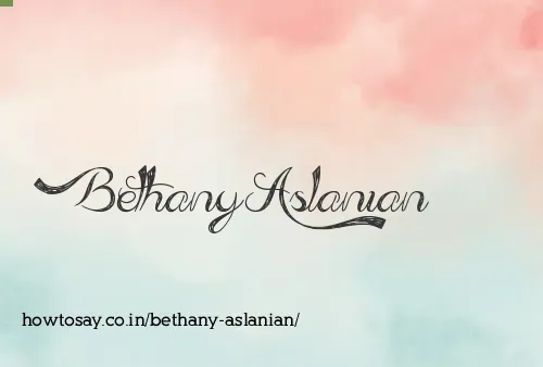 Bethany Aslanian