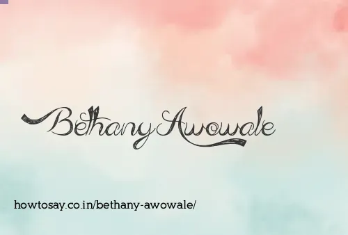 Bethany Awowale