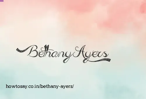 Bethany Ayers