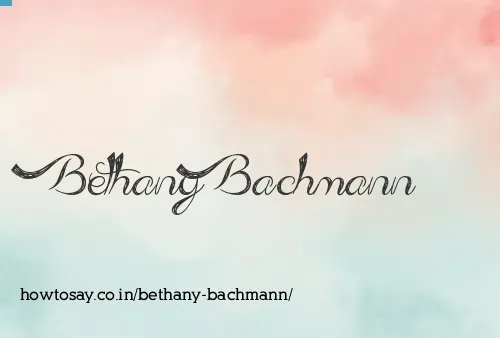 Bethany Bachmann