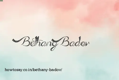 Bethany Badov