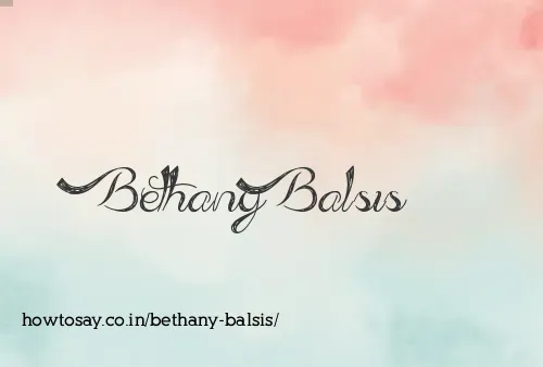 Bethany Balsis