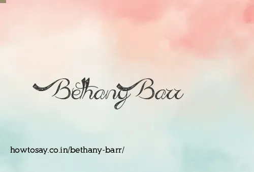 Bethany Barr