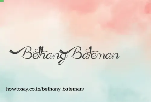 Bethany Bateman