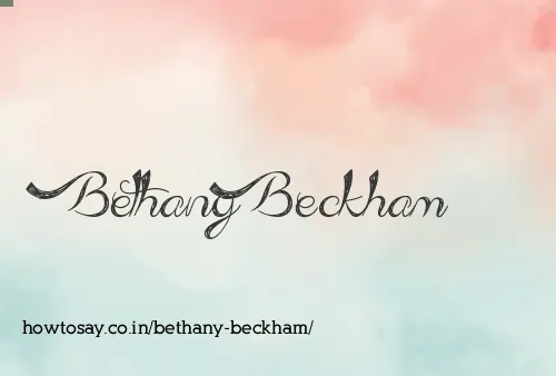 Bethany Beckham