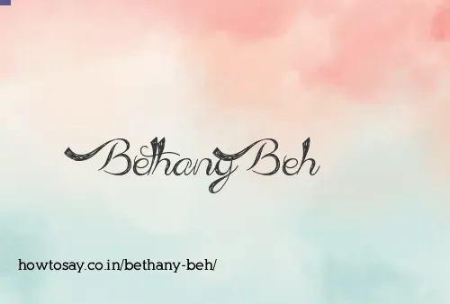 Bethany Beh