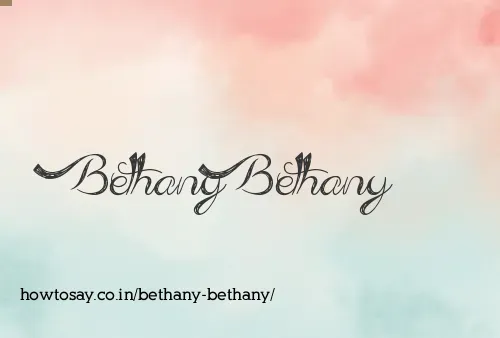 Bethany Bethany