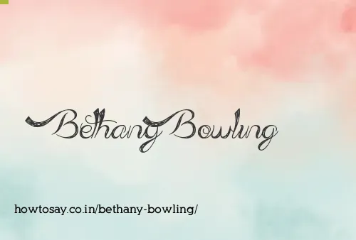 Bethany Bowling
