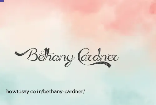 Bethany Cardner
