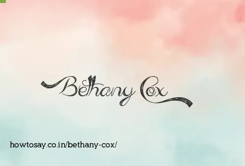 Bethany Cox